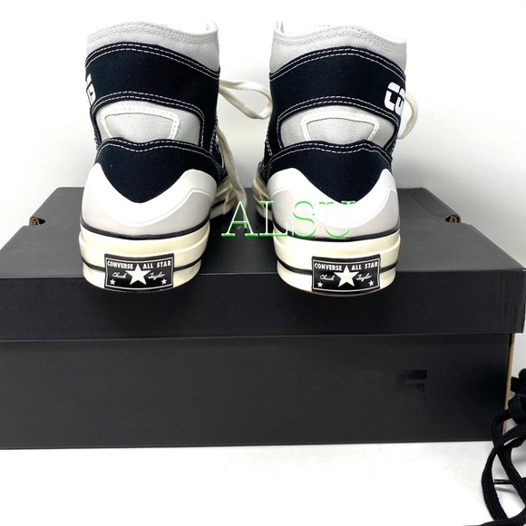 Converse Chuck 70 High Black White Women Sneakers - Picture 4 of 12